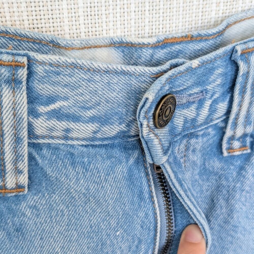 Calvin Klein Original Wide Leg Jeans Womens 28 Tie Dye Denim High-rise - Picture 6 of 10